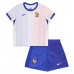 Maillot de foot France Extérieur vêtements enfant Europe 2024 Manches Courtes (+ pantalon court)